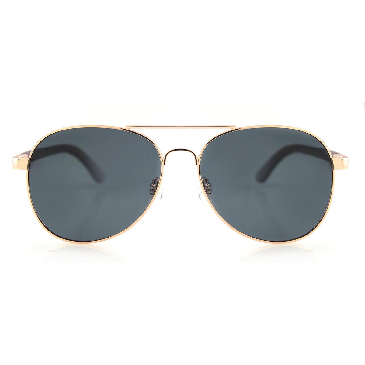 Joycoast Night Ride - Aviators Wooden Sunglasses Grey