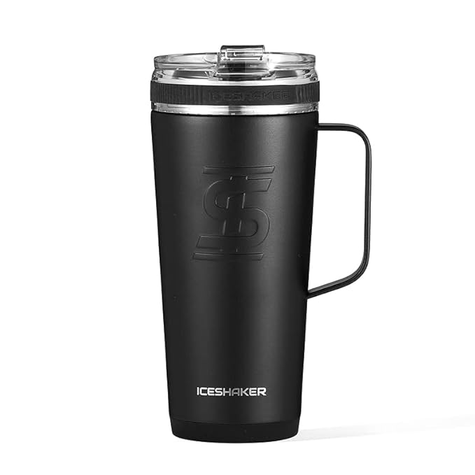 IceShaker 26oz Flex Bottle with Handle-Black