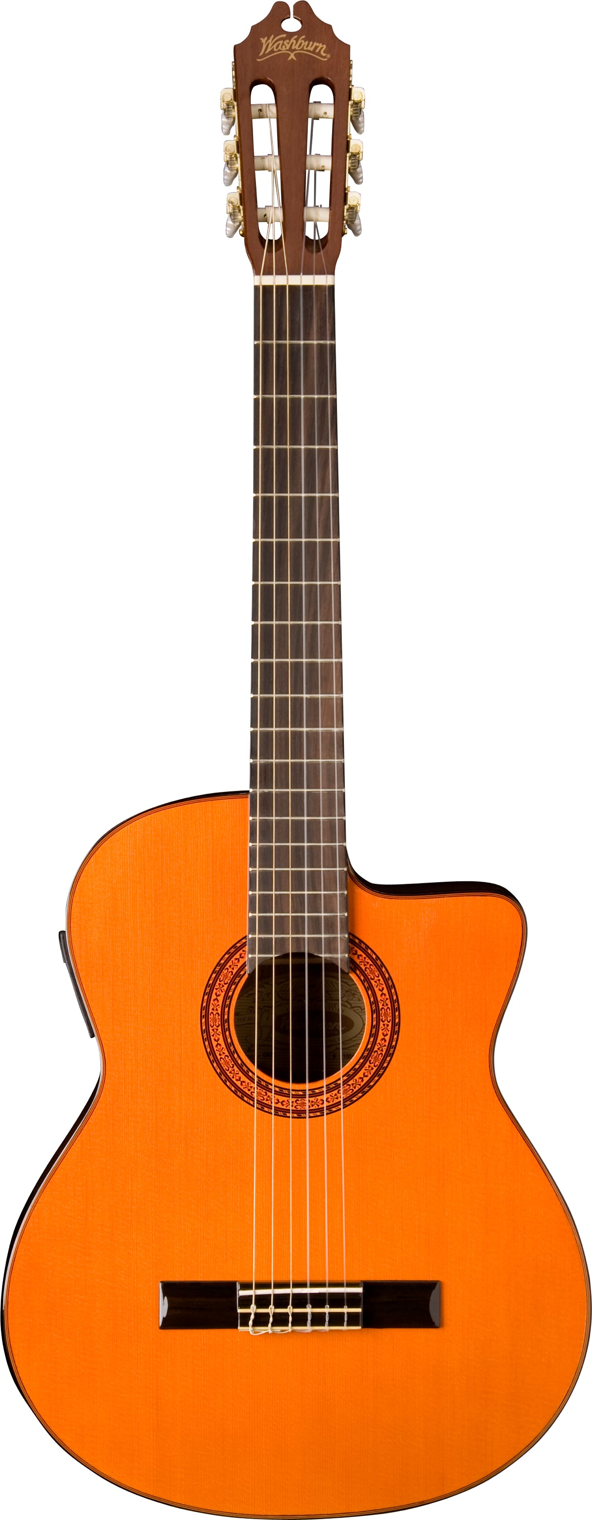 Washburn C5CE-A Classical Cutaway Acoustic Electric Guitar