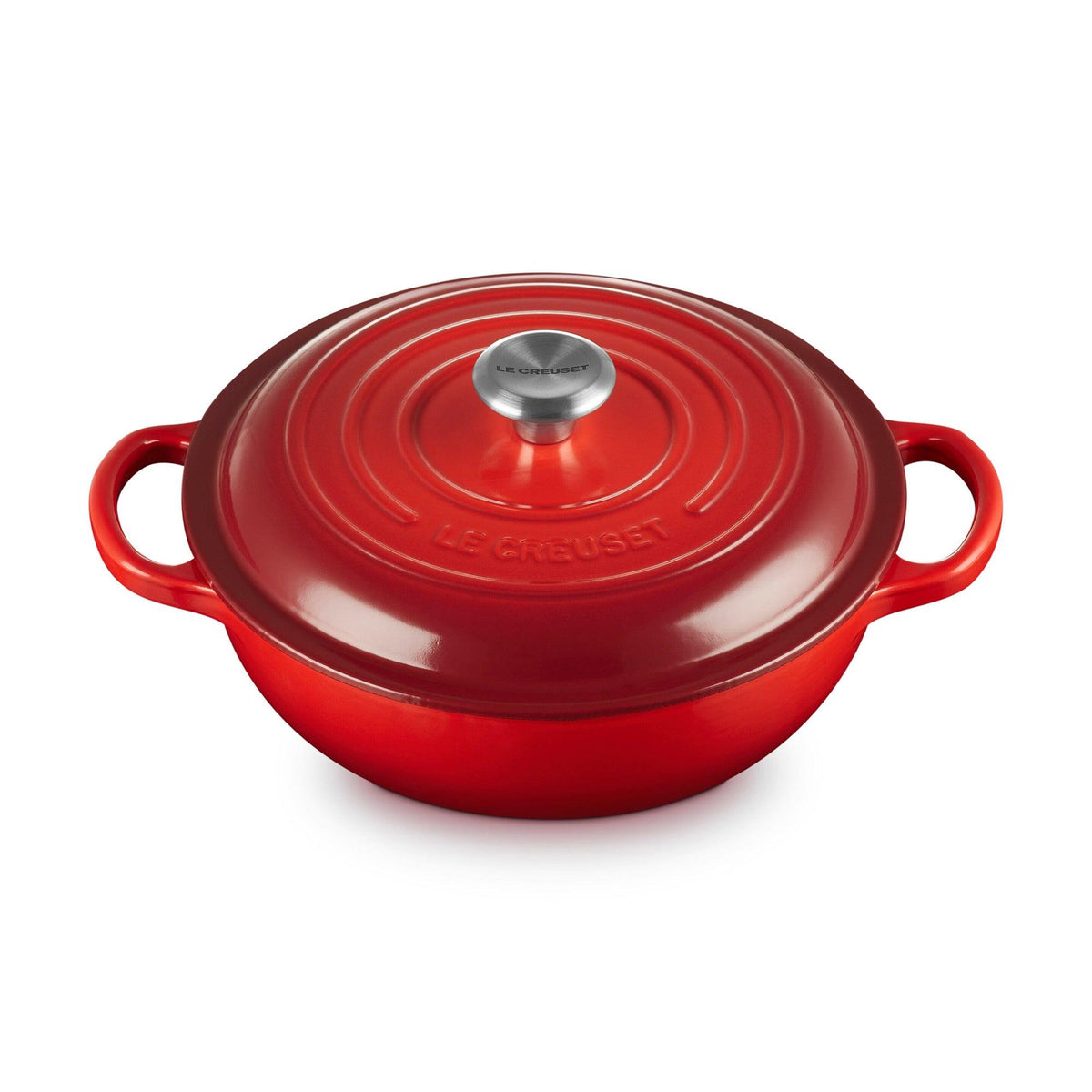 Le Creuset 2.5qt Signature Cast Iron Round Stew Pot Cerise