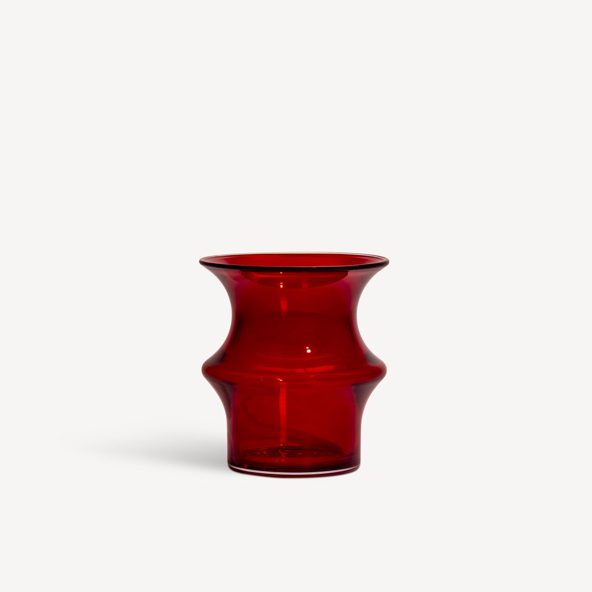 Kosta Boda Pagod Vase Small Red