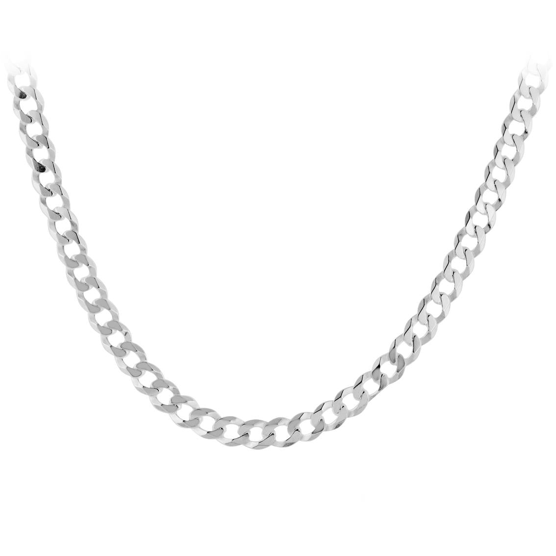 Completely Bella Silver Curb Link Necklace