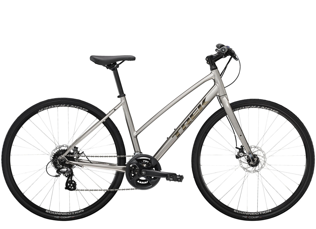 Trek FX 1 Disc Stagger Fitness Bike in Metallic Gunmetal/M