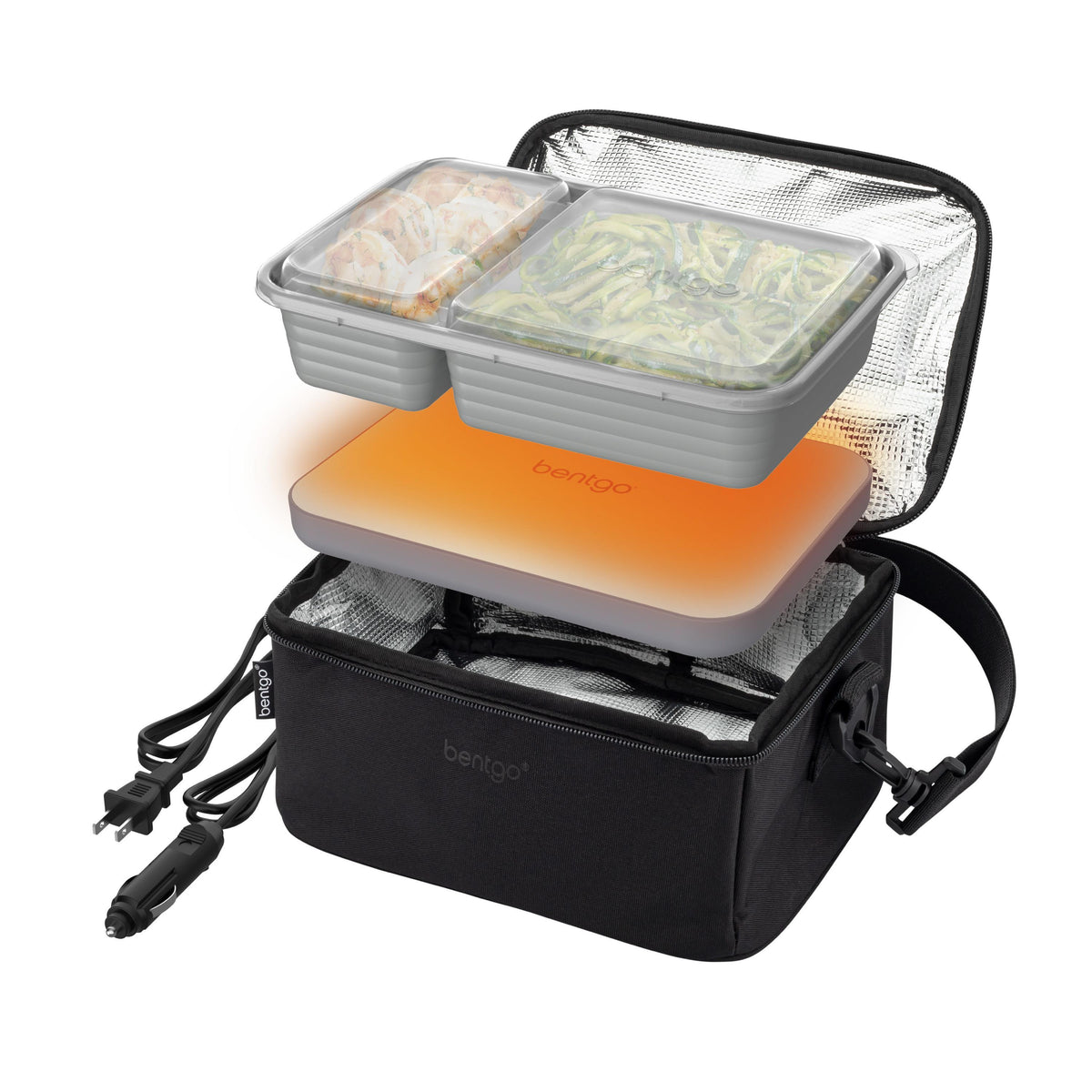 Bentgo Heat Electric Lunch Bag Carbon Black