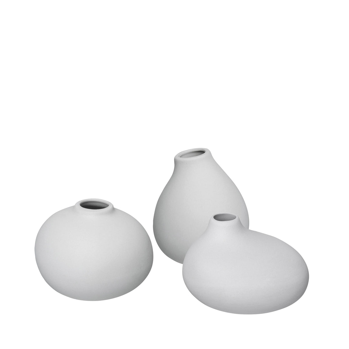 Blomus NONA Porcelain Mini Vases - Set of 3