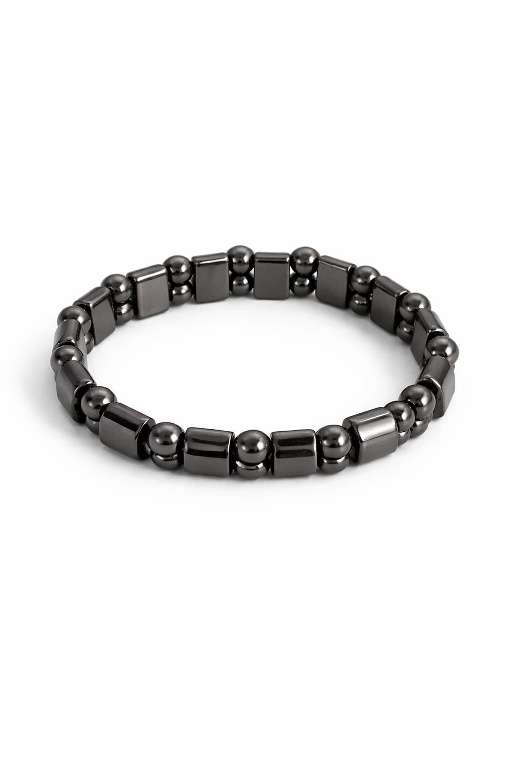 Completely Bella Black Magnetic Hematite Healing Stretch Bracelet