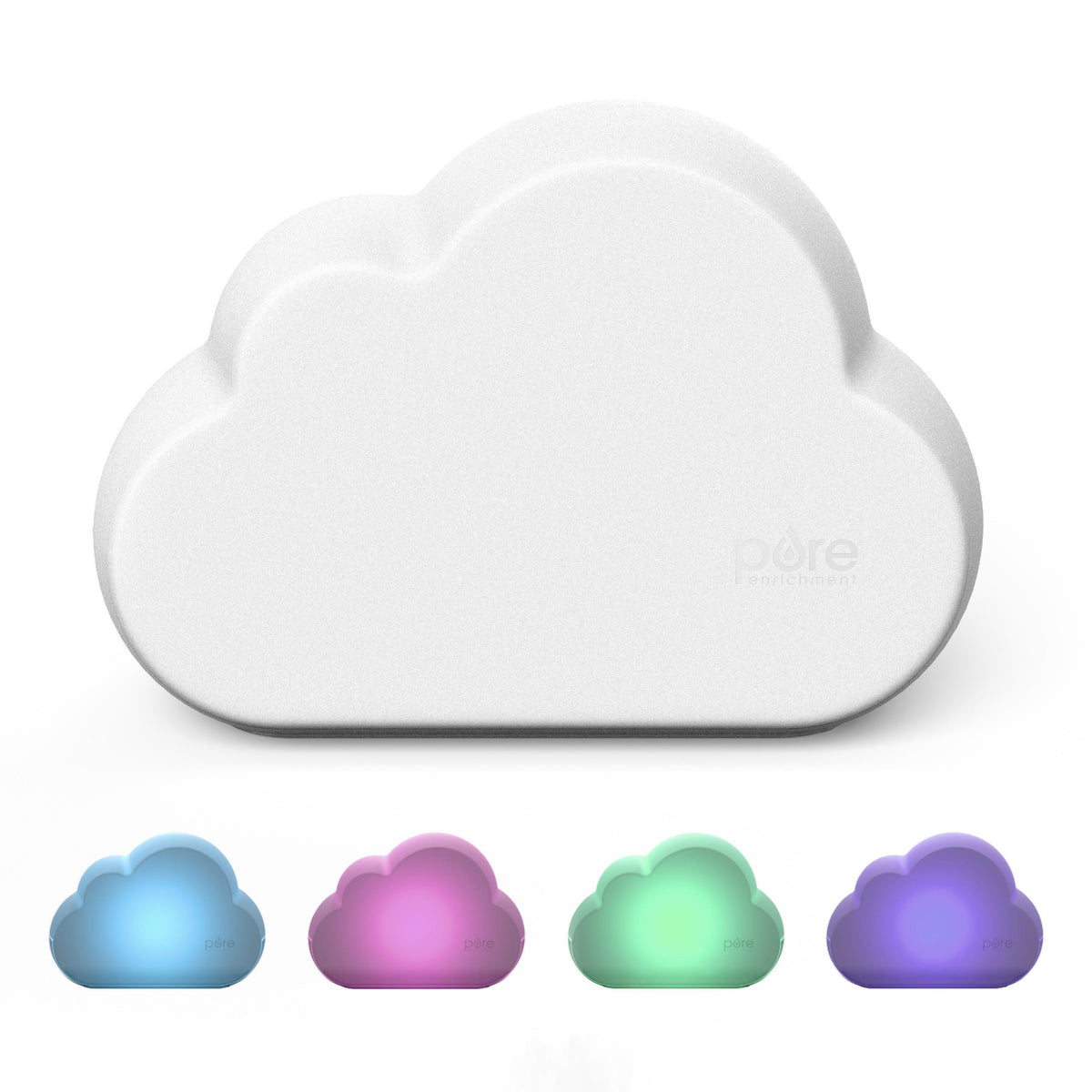 Pure Enrichment PureBaby Cloud Ultrasonic Cool Mist Humidifier & Soft Glow Night light