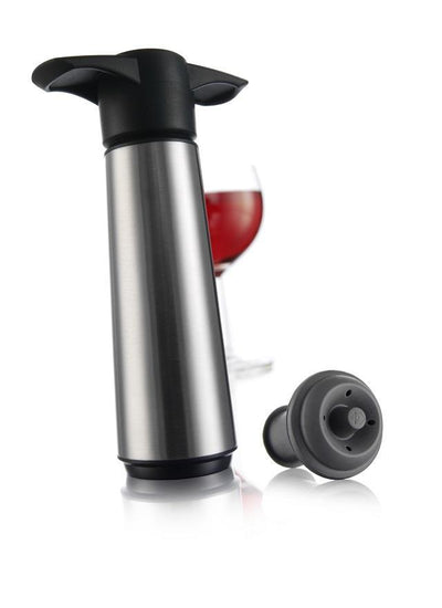 Vacu Vin Stainless Steel Wine Saver w/Stopper