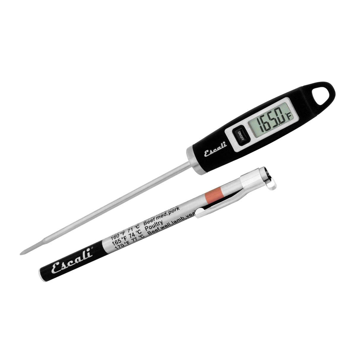 KitchenSupply Escali - Gourmet Digital Thermometer, Black