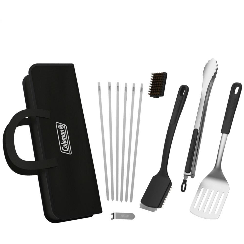 Coleman Grills Cookout 12-Piece BBQ Grill Tool Kit