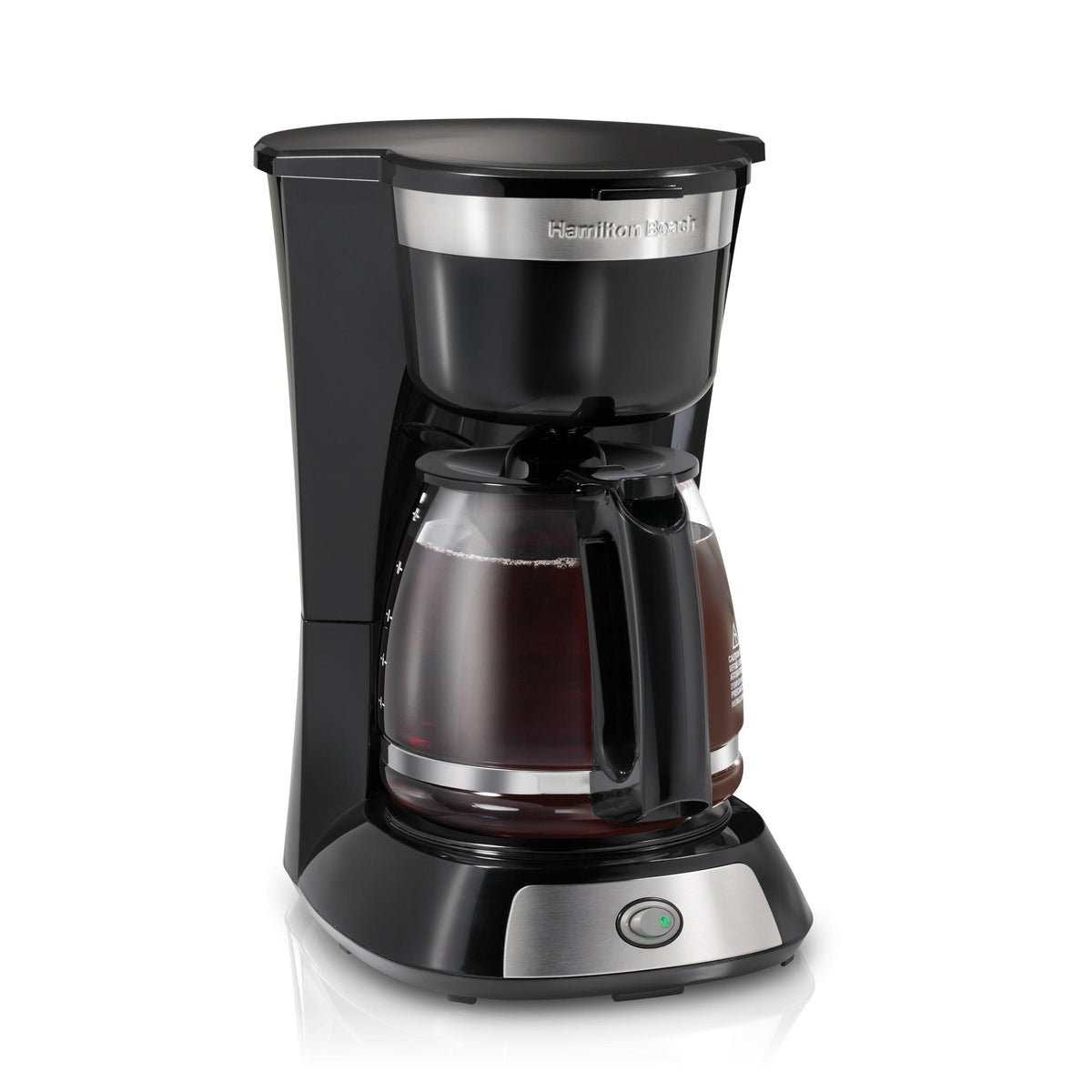 Hamilton Beach Easy Brew 12 Cup Switch Coffee Maker Black