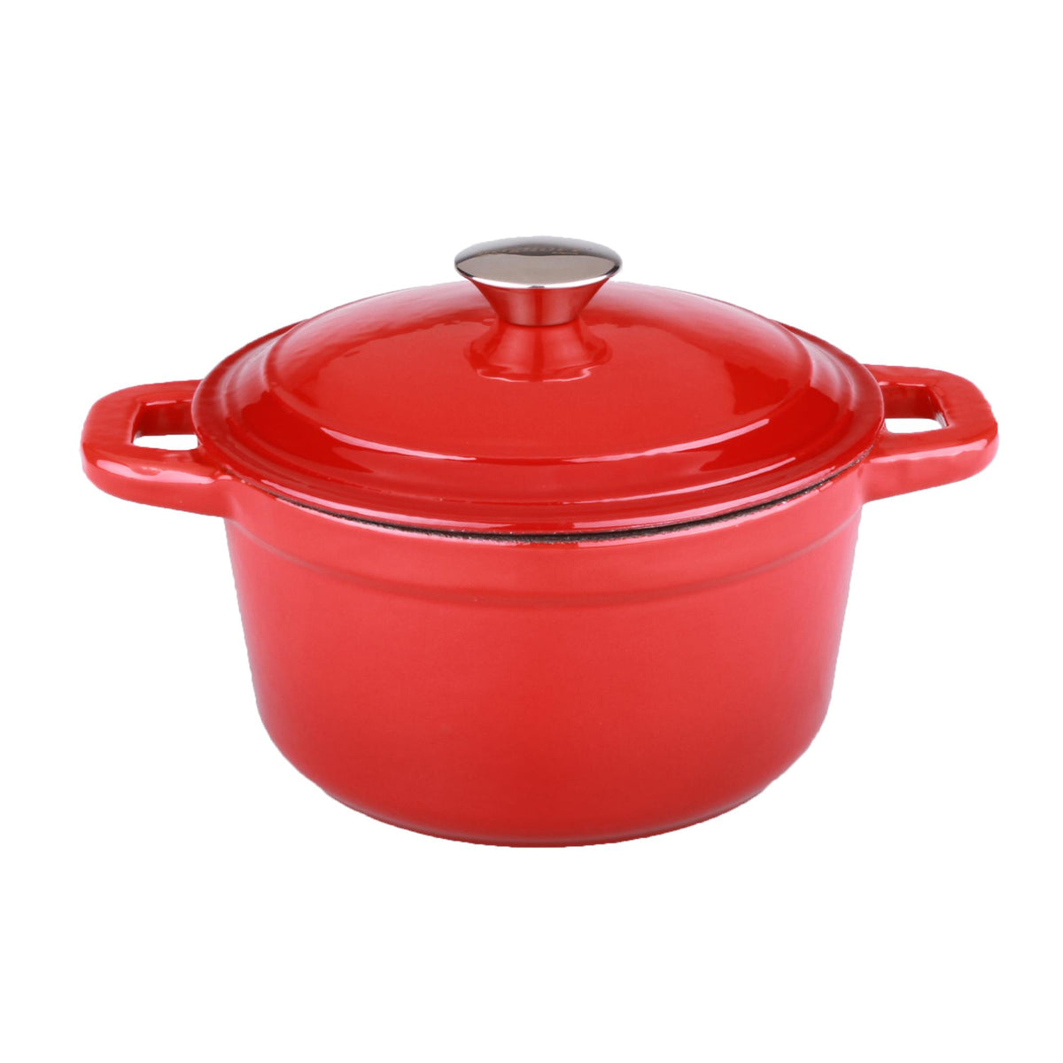 BergHOFF Neo 7qt Cast Iron Round Cov Dutch Oven, Red