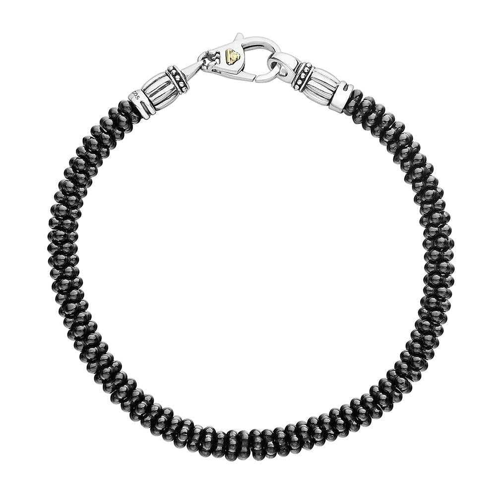 Lagos 18k Caviar Ceramic Bracelet