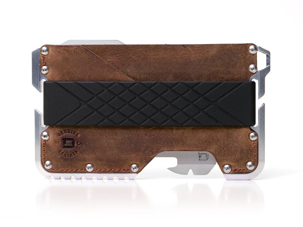 Dango Products T01 Tactical Wallet - Brown Raw Hide