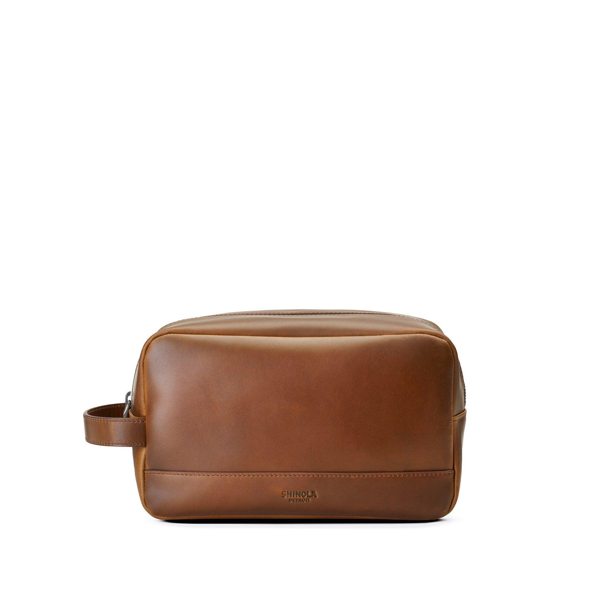Shinola Zip Travel Kit Medium Brown