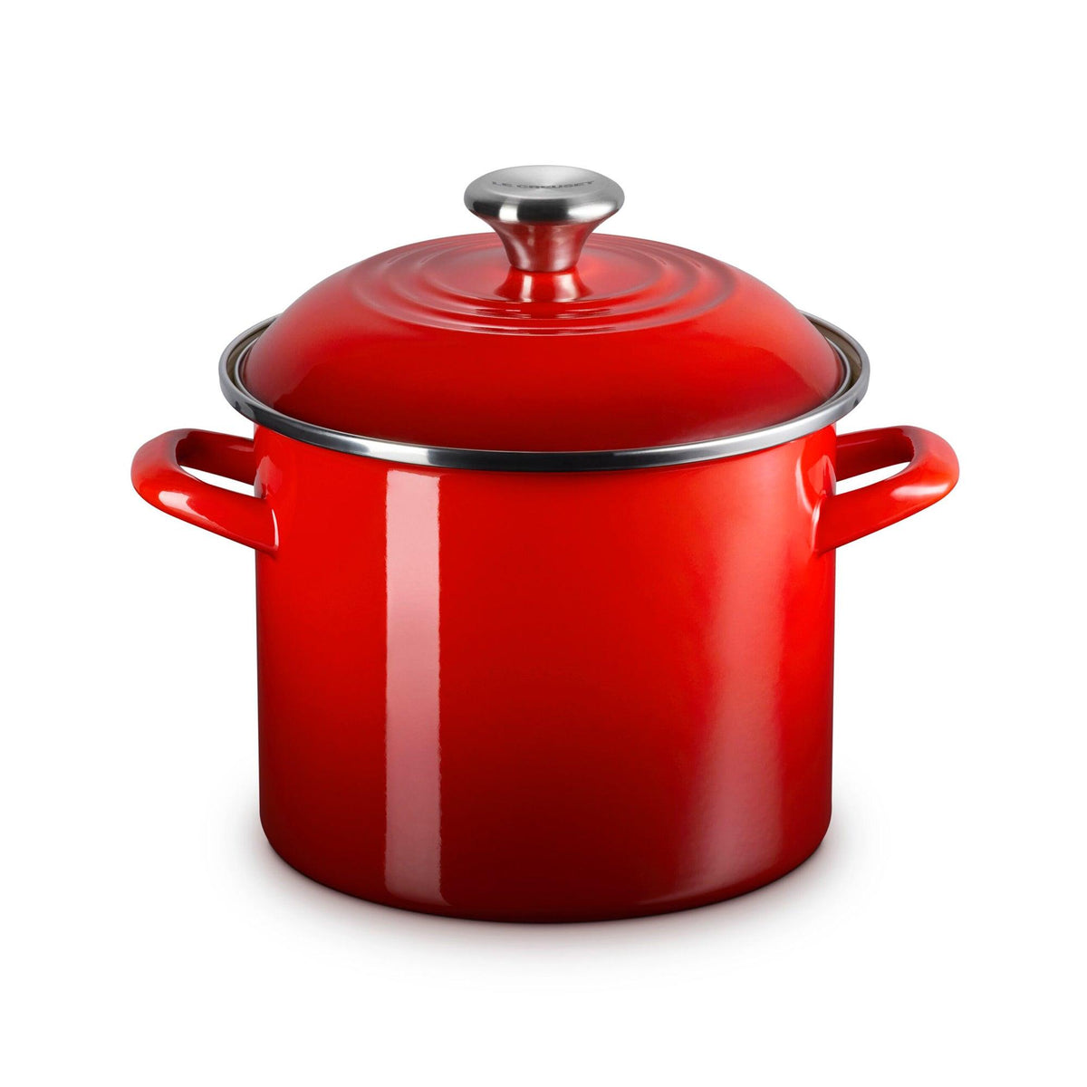 Le Creuset 6qt Enamel on Steel Covered Stockpot Cerise