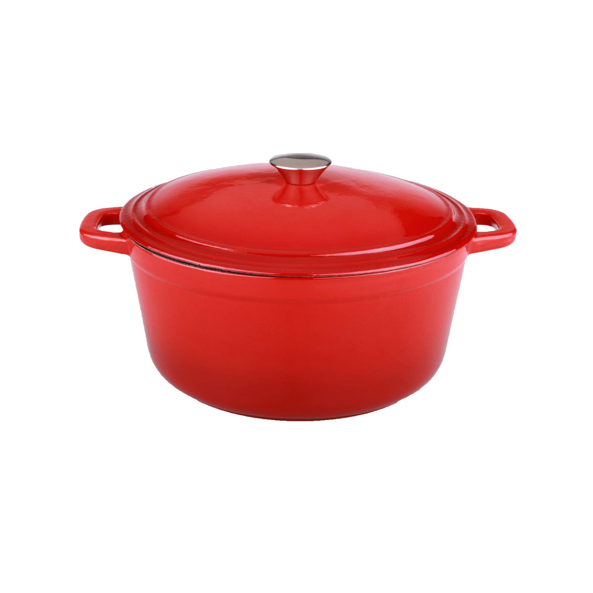BergHOFF Neo 5qt Cast Iron Oval Cov Dutch Oven, Red