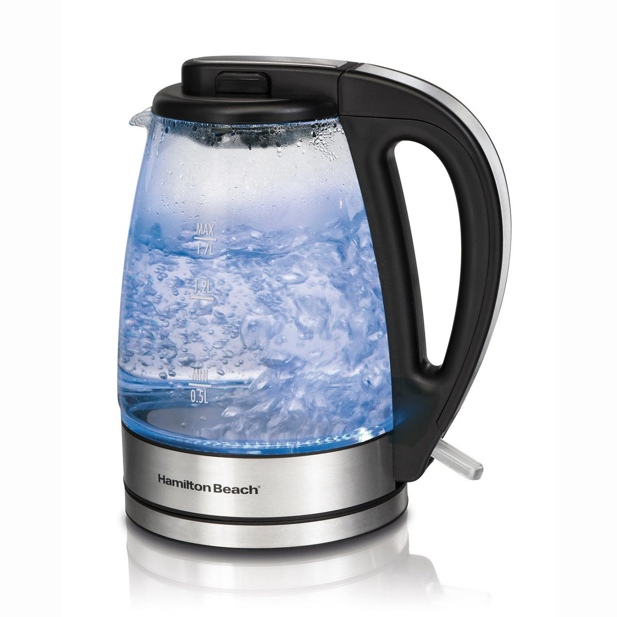 Hamilton Beach 1.7L Glass Kettle