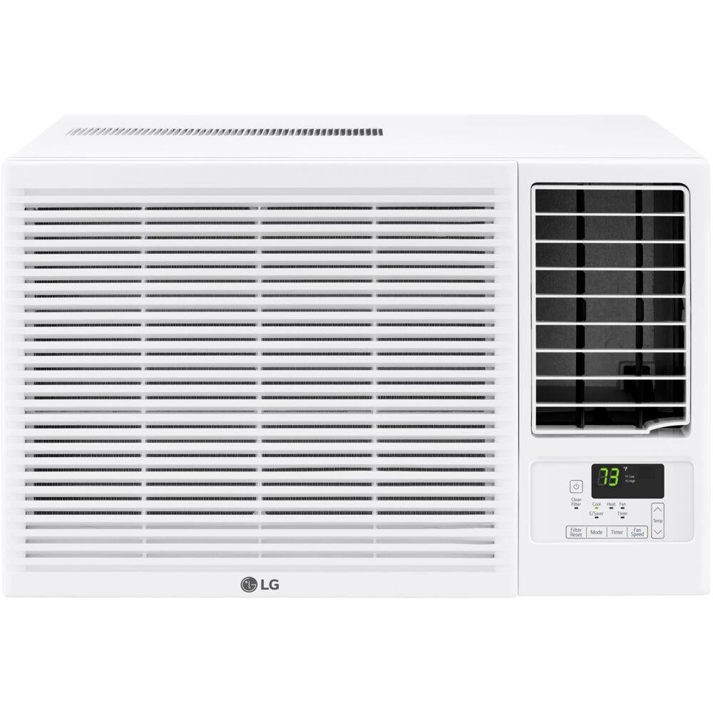 LG Home Comfort 11,700/12,200 BTU 230V Window-Mounted Air Conditioner with 9,200/11,200 BTU Supplemental Heat Functi
