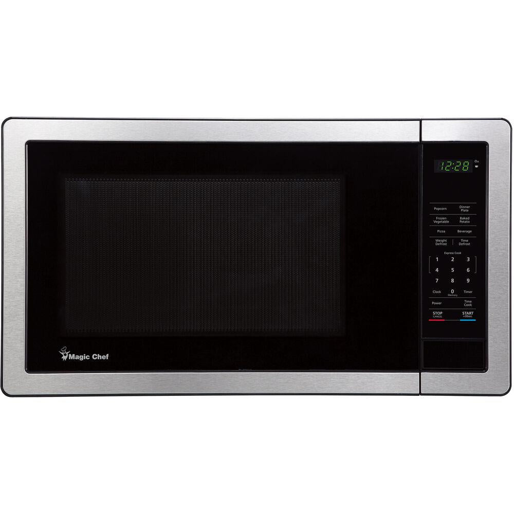 Magic Chef 1.1-cu. ft. Countertop Microwave Oven in Stainless Steel