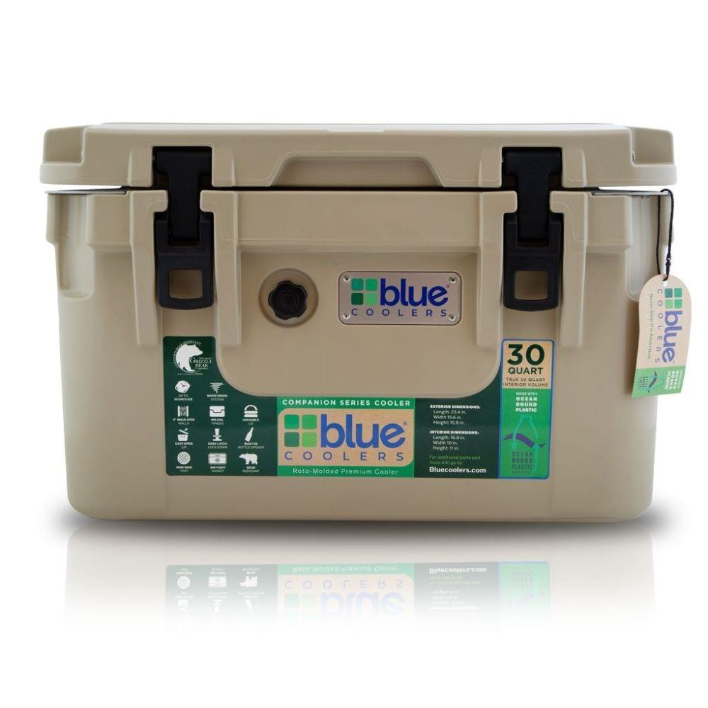 Blue Coolers 30Q Companion Ocean Bound Plastic Cooler Size 30Q