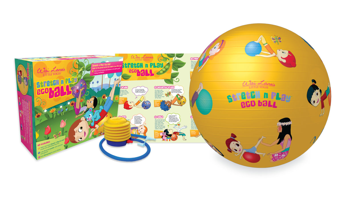 Wai Lana Little Yogi's Stretch 'n Play Eco Ball Kit