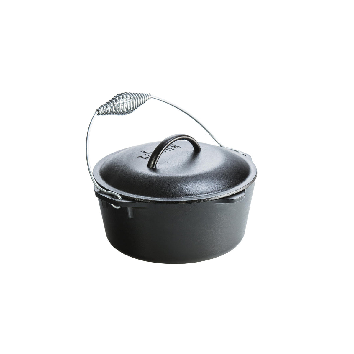 Lodge - 5-Quart Cast Iron Dutch Oven w/Bail Handle