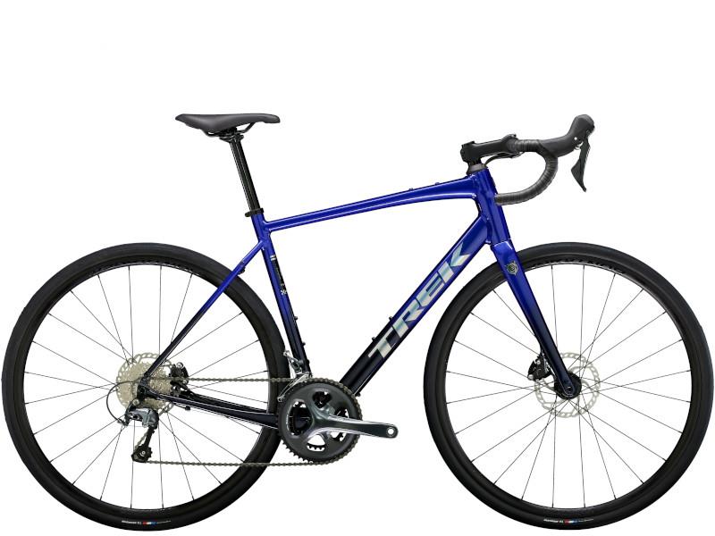 Trek Domane AL 4 Road Bike in Hex Blue to Marianas Blue Fade/54