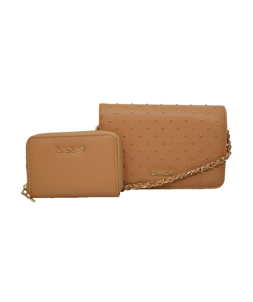 Bebe Sagan Flap Crossbody W/ Wallet