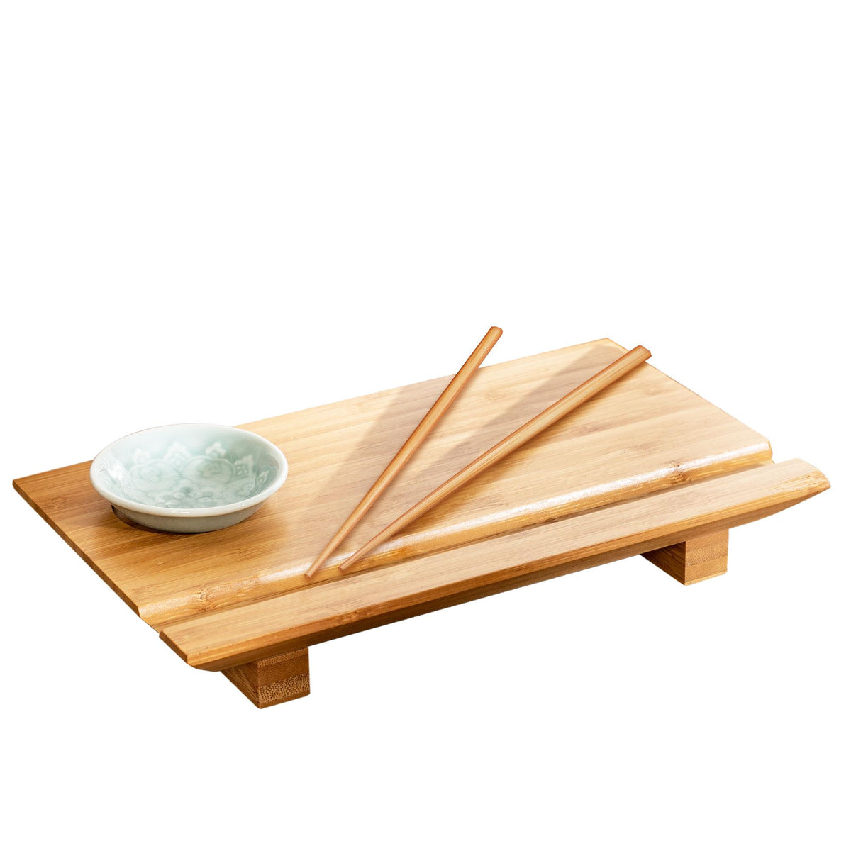 KitchenSupply Joyce Chen - Burnished Bamboo Sushi Board Set