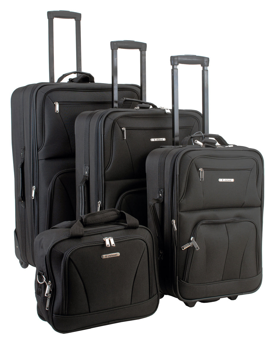 Rockland Luggage Journey, 4 pc. Set - Black