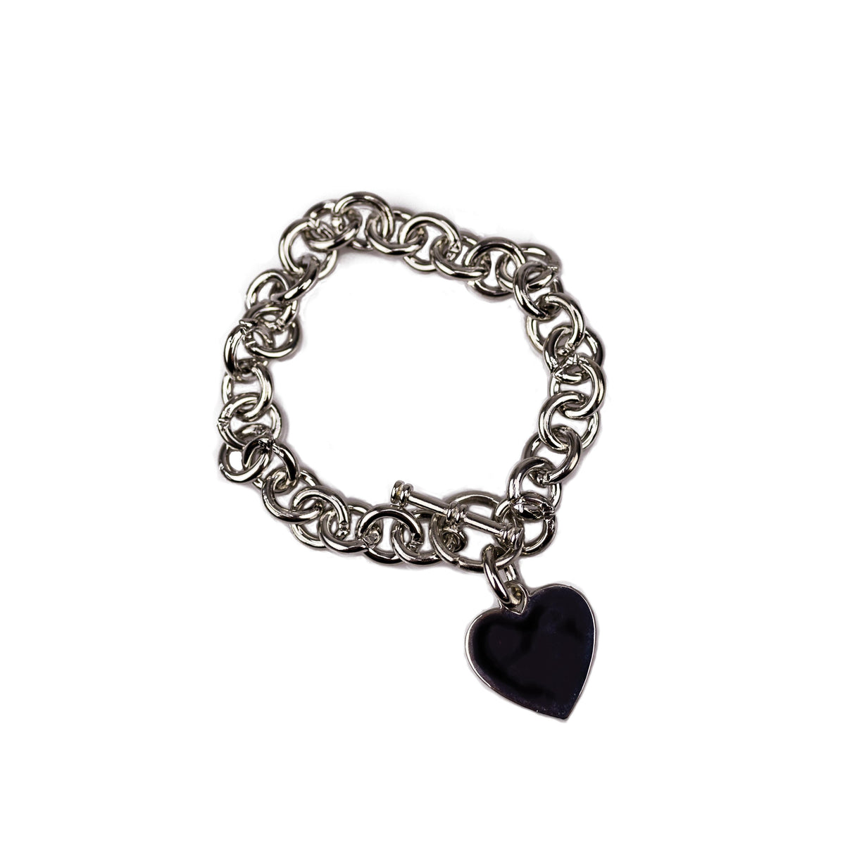Completely Bella Heart Charm Bracelet