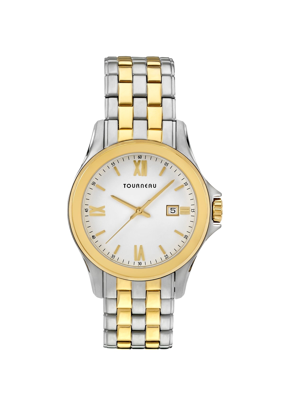 Tourneau Men's Roman Dial Two-Tone Watch