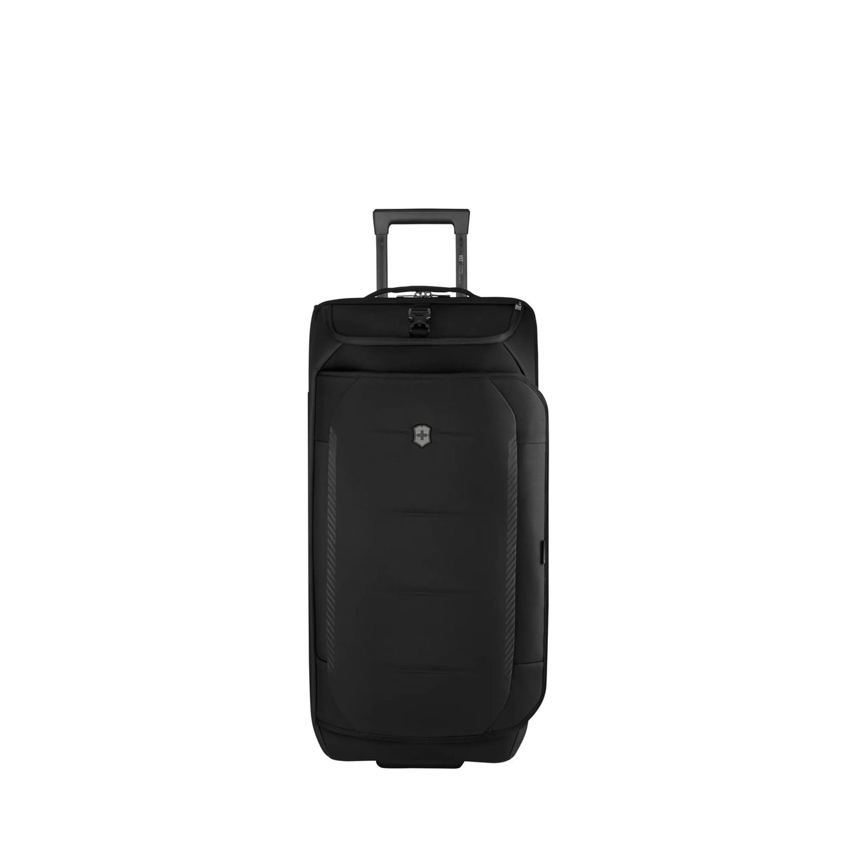 Victorinox Swiss Army Crosslight, Wheeled Duffel, 2-Wheel Duffel with Zippered Bottom Compartment, Black