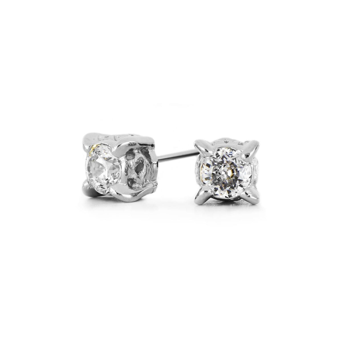 John Medeiros Diamante 1.5 Carat Stud Earrings - Rhodium