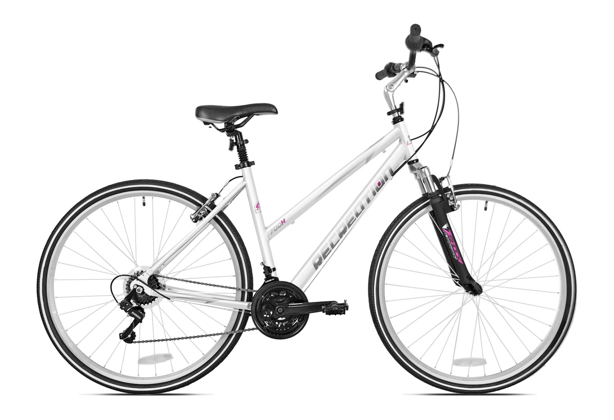 Journey Women's Step-Thru Recreation Bike in White/S