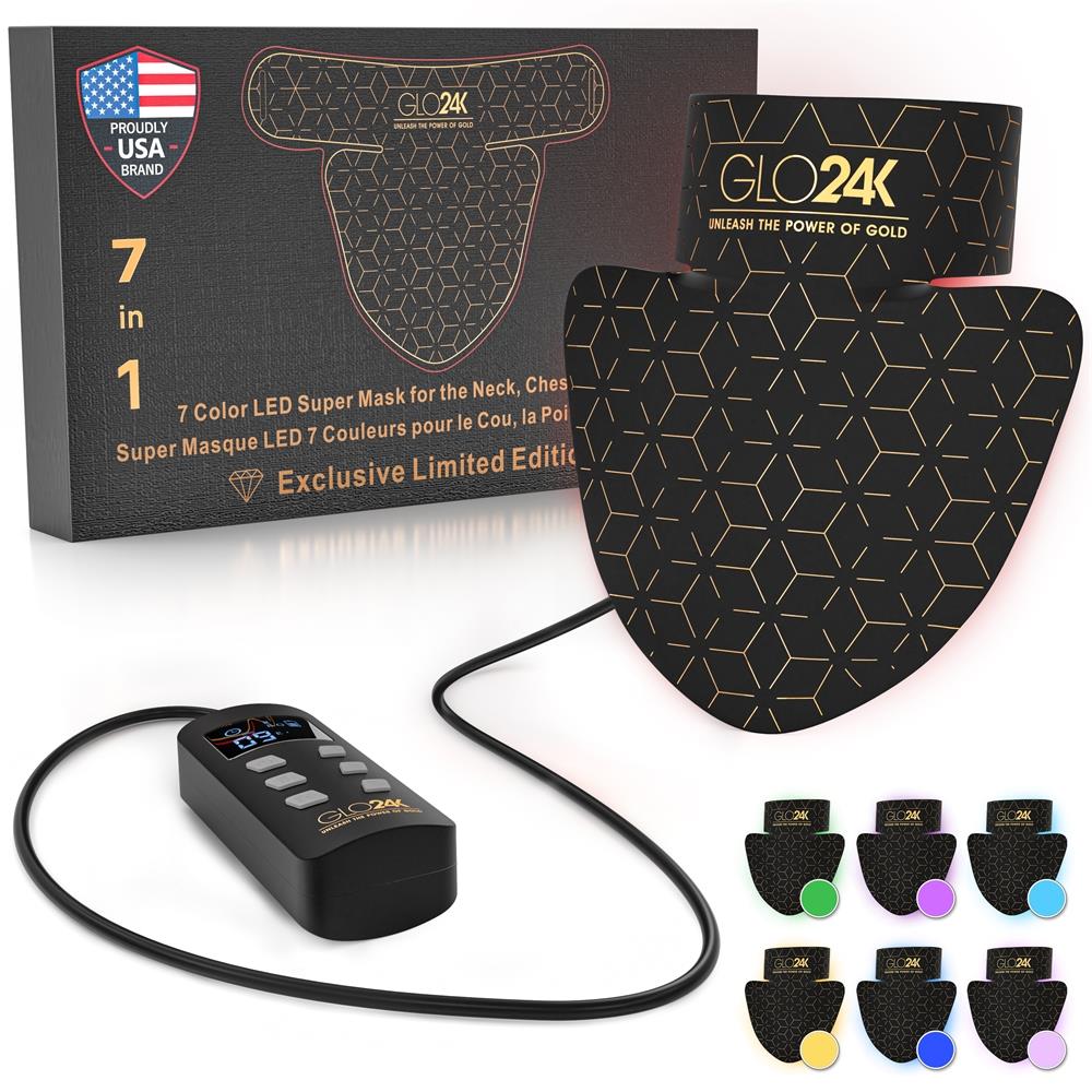 GLO24K 7 Color LED Super Mask