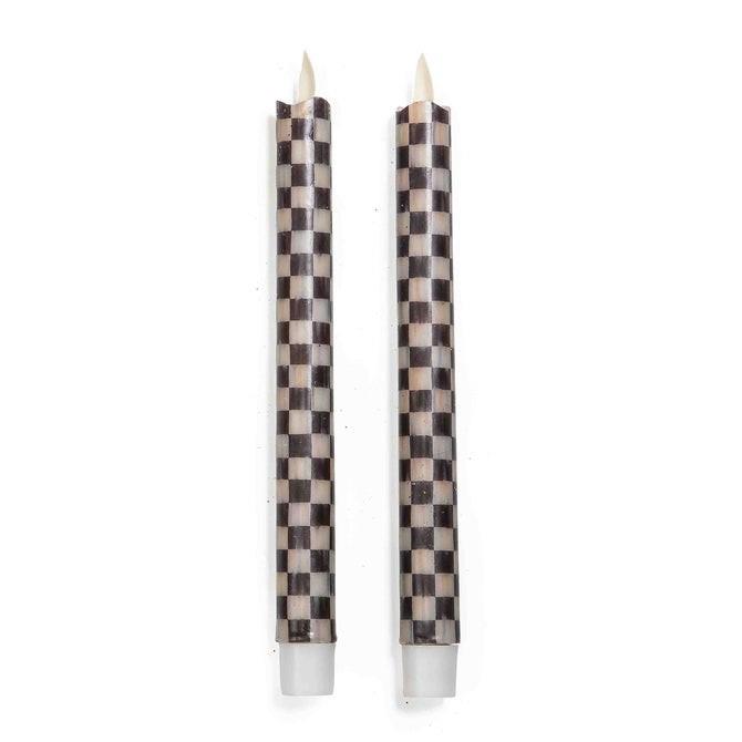 MacKenzie-Childs Flameless Dinner Candles, Set of 2