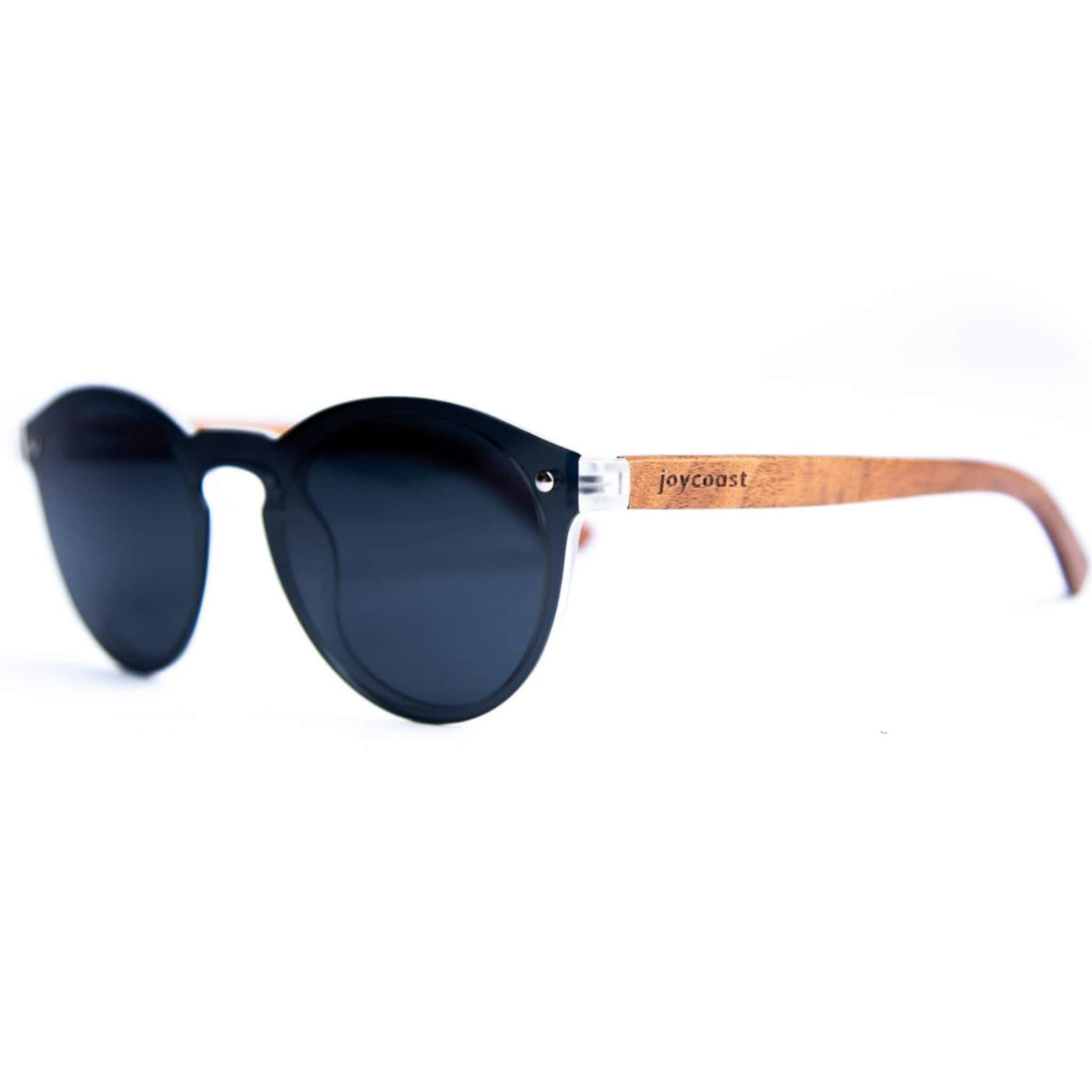 Joycoast Winnie - Round Multiple Style Options Wooden Sunglasses Grey