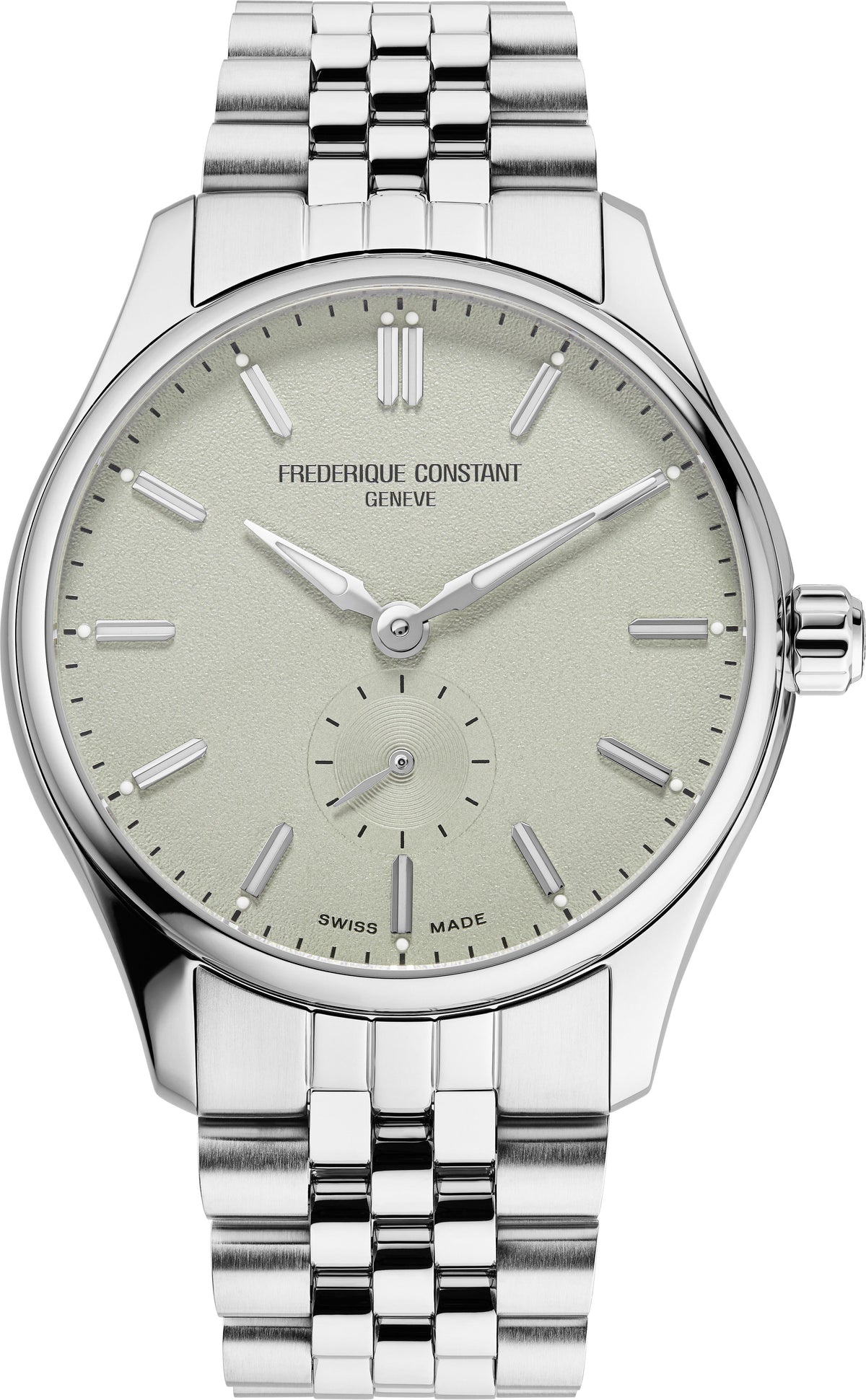 Frederique Constant Men's Classic CLASSICS INDEX AUTOMATIC Stainless Steel Bracelet watch, Green dial