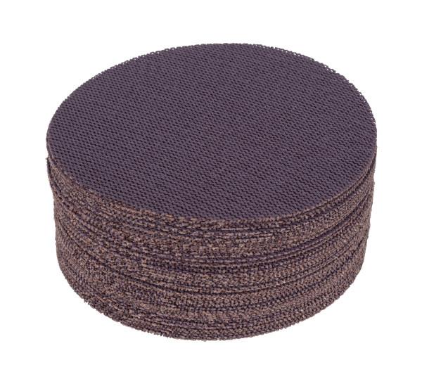 JS Products Spyder 5" 100 Grit Ceramic Net Hook and Loop Sanding Discs (50-Pack)