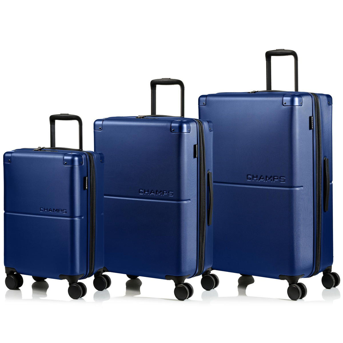 Champs Luggage Earth Hardside Luggage set Size 3 Pieces