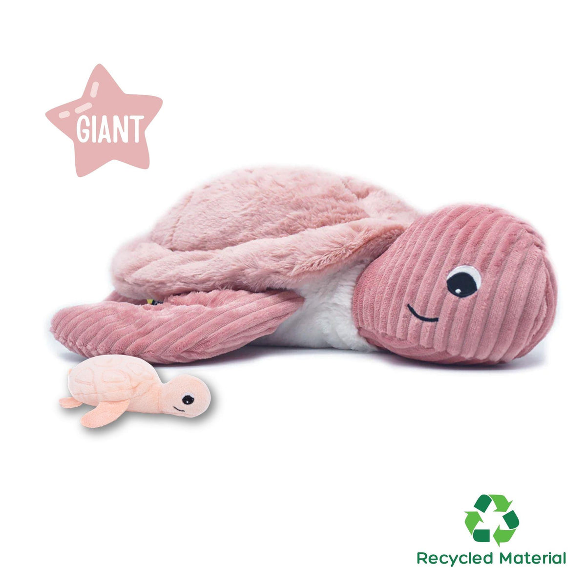 Les Ptipotos Mom & Baby Giant Sea Turtle - Mint