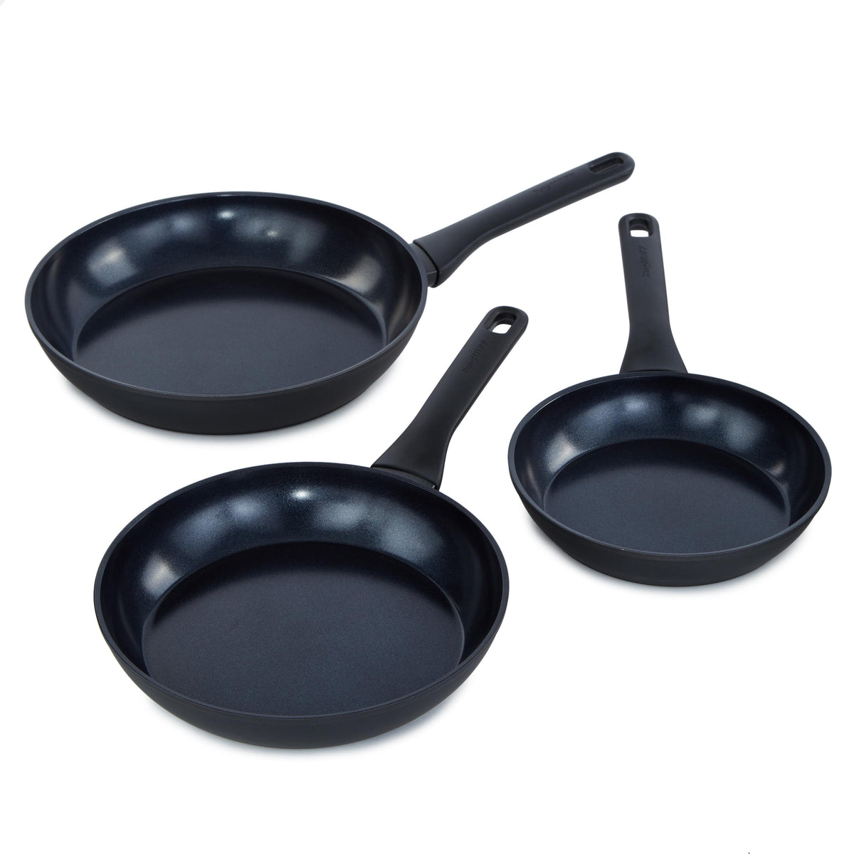 BergHOFF DiNA Helix 3pc Recycled Aluminum Non-Stick Ceramic Fry Pan Set