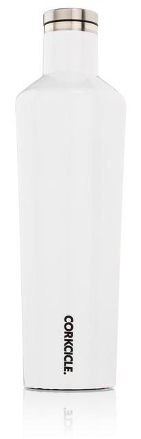 Corkcicle 25oz Canteen - Gloss White