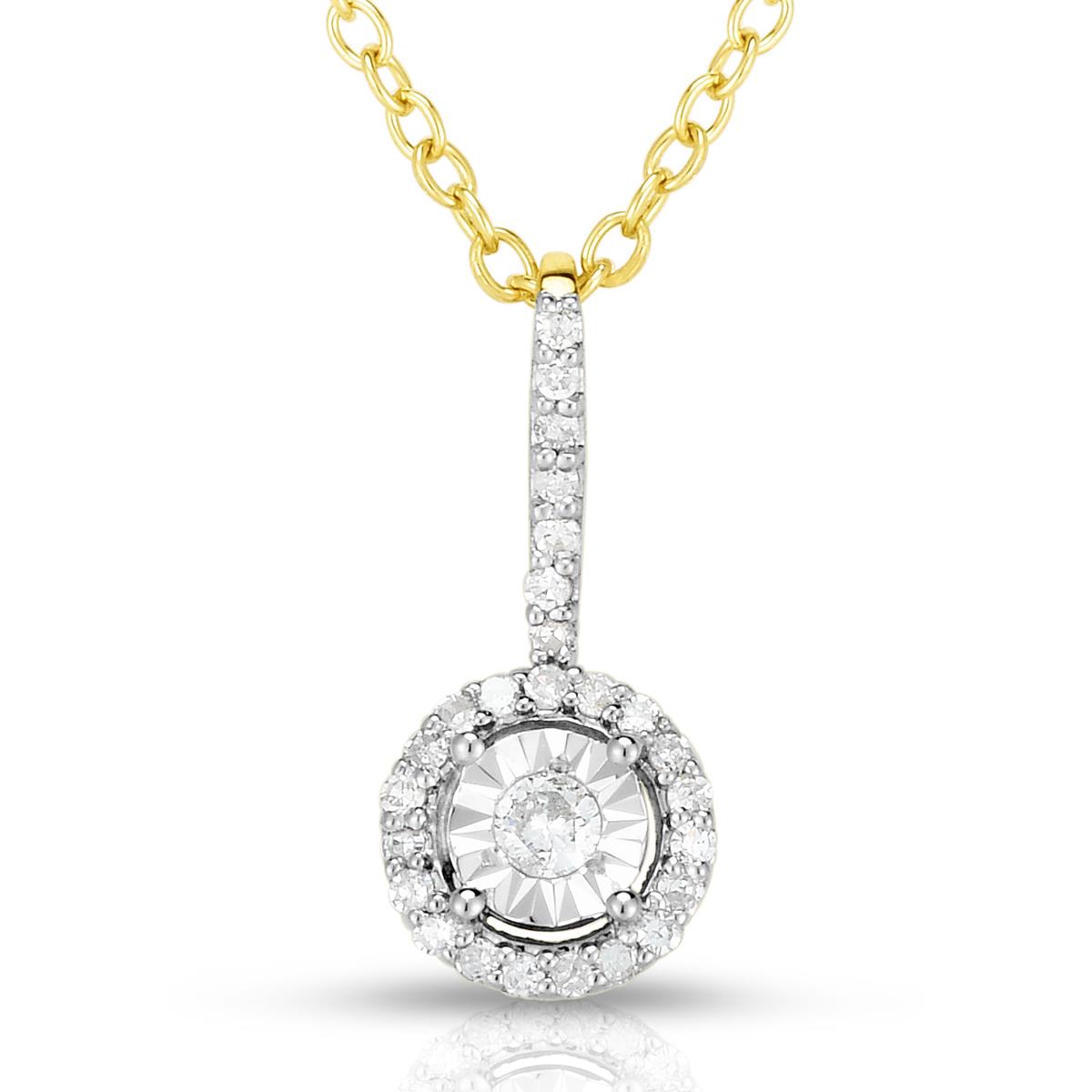 Jilco Inc Diamond Cluster Necklace