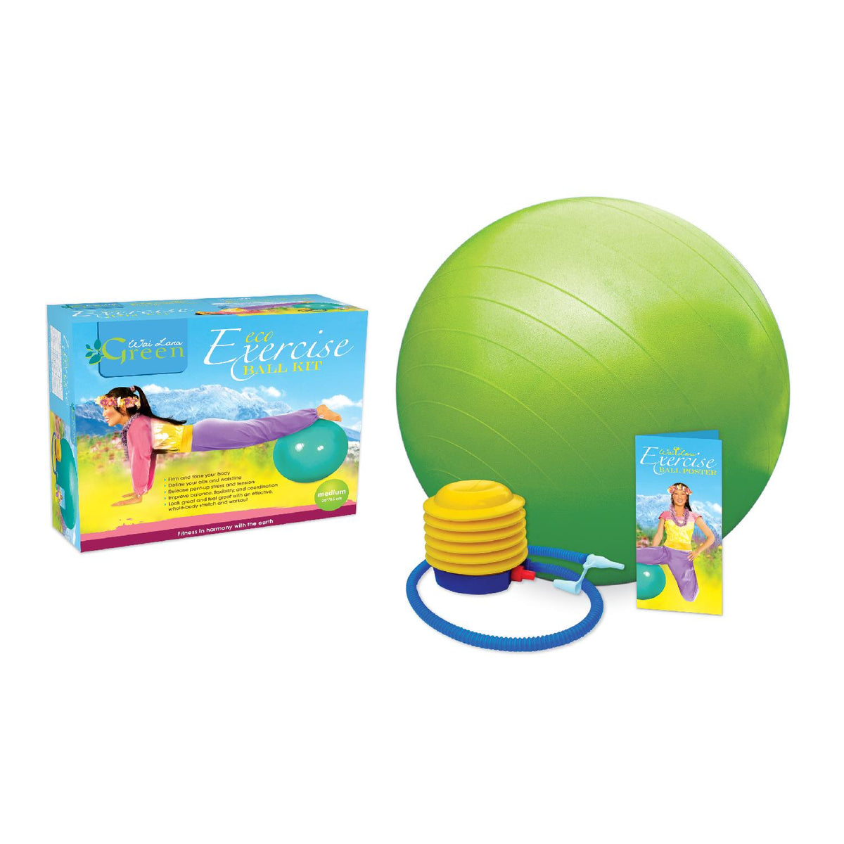 Wai Lana Pilates Yoga Eco Ball Kit