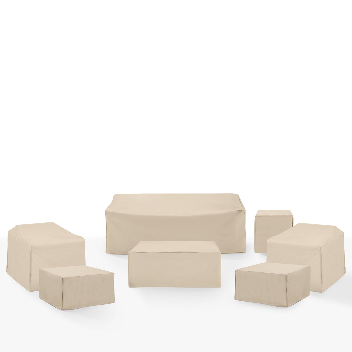 Crosley Outdoor 7Pc Outdoor Furniture Cover Set