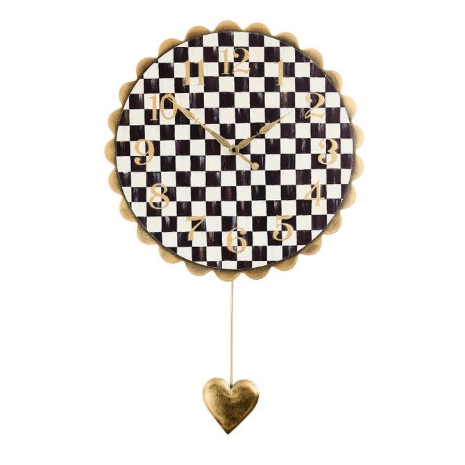 MacKenzie-Childs Heart Pendant Wall Clock