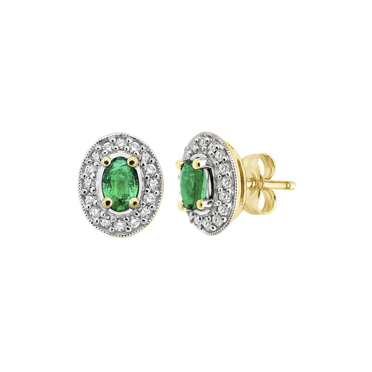 Jilco Diamond & Emerald Earrings